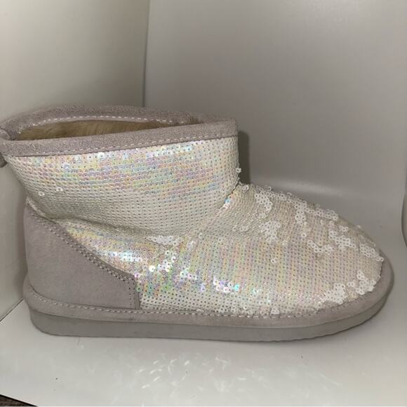 Victoria secret pink sequin boots - Picture 1 of 6